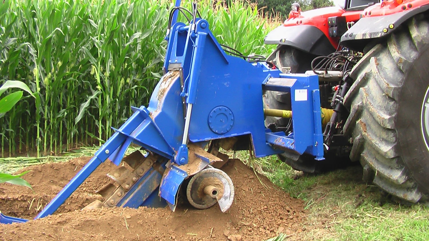 LIBA GM 160 AS Anbaufräse für Drainage